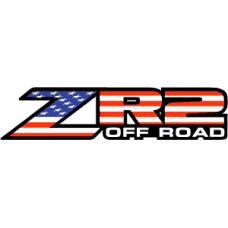 ZR2 US Flag Tailgate Decal #2806