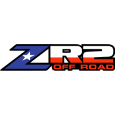 ZR2 Texas Flag Tailgate Decal #2807