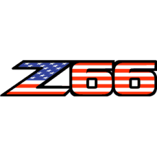 Z66 US Flag Tailgate Decal #2810