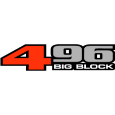 496 Big Block Tailgate Decal #2819