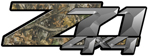 Advantage Timber Camouflage 4x4 Bedside Chevy Z71 Decals for Colorado, Siverado or Sierra GMC Truck #9906
